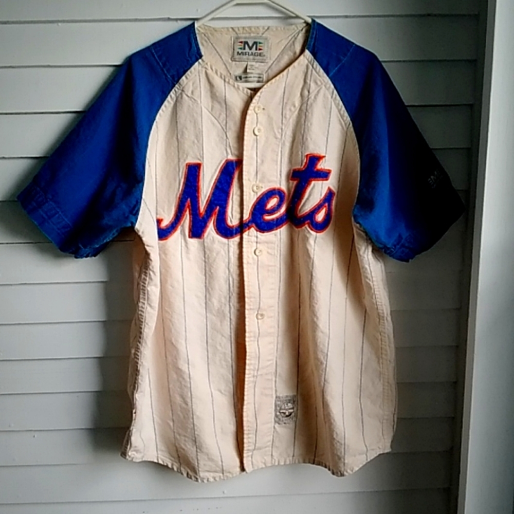 Vintage Mirage Cooperstown Collection New York Mets Throwback Jersey L #41